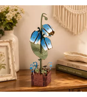 Fleur 3D Muguet Lily of the Valley Inspirebox en bois chez Assemblez-Moi Langon