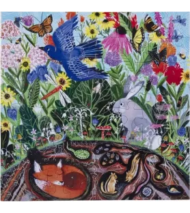 Puzzle Wild Things 64 pièces eeBoo animaux et nature chez Assemblez-Moi Langon