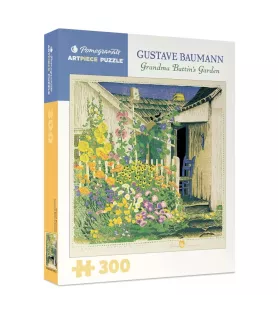Puzzle Le jardin de Grand-mère Battin 300 pièces Pomegranate – jardin fleuri de Gustave Baumann – chez Assemblez-Moi