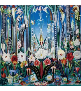 Puzzle Fleurs, Italie 1000 pièces Pomegranate – composition florale colorée de Joseph Stella – chez Assemblez-Moi