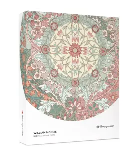 Puzzle William Morris 500 pièces Pomegranate – composition florale circulaire Arts and Crafts – chez Assemblez-Moi
