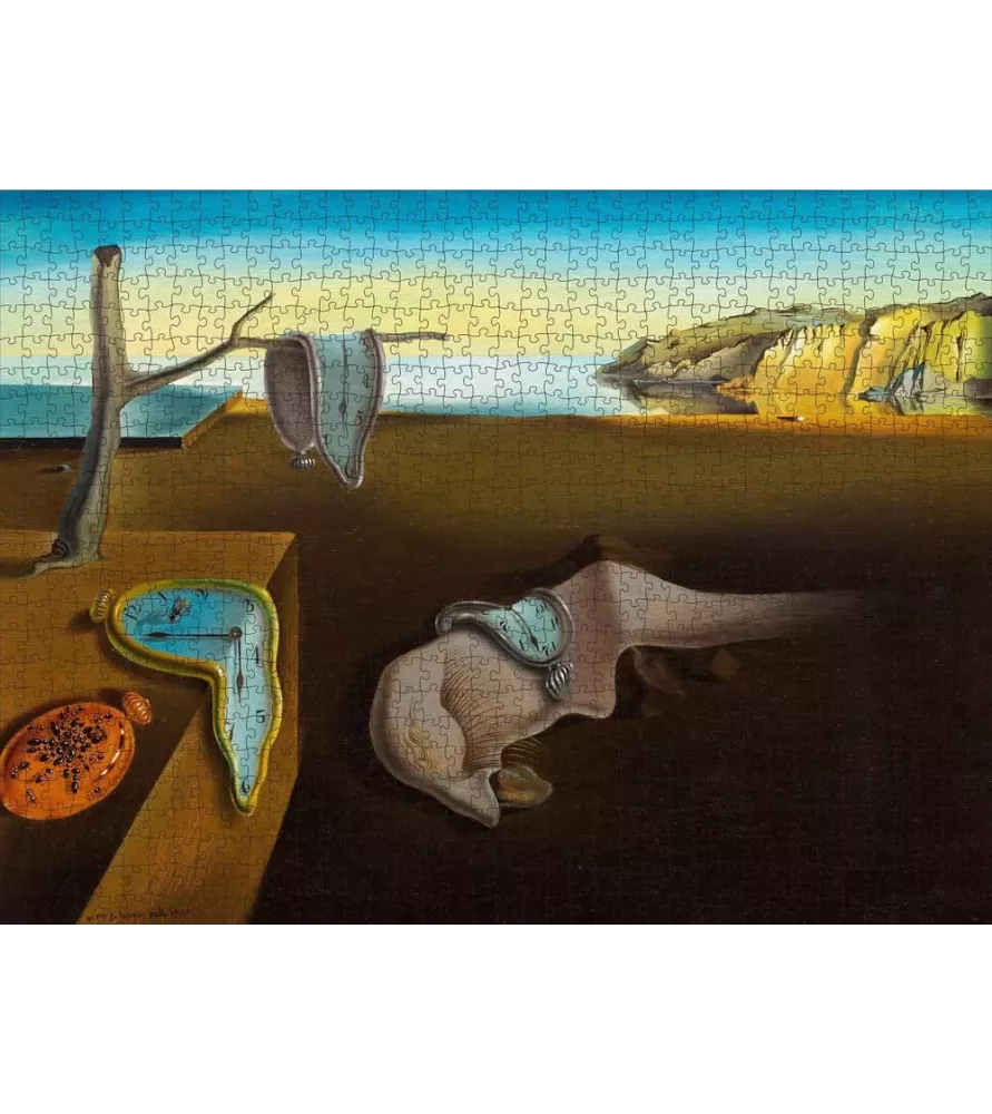 Puzzle La Persistance de la mémoire 1000 pièces Pomegranate – montres molles de Salvador Dalí – chez Assemblez-Moi