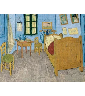 Puzzle La Chambre de Van Gogh à Arles 1000 pièces Pomegranate – intérieur bleu de Vincent van Gogh – chez Assemblez-Moi