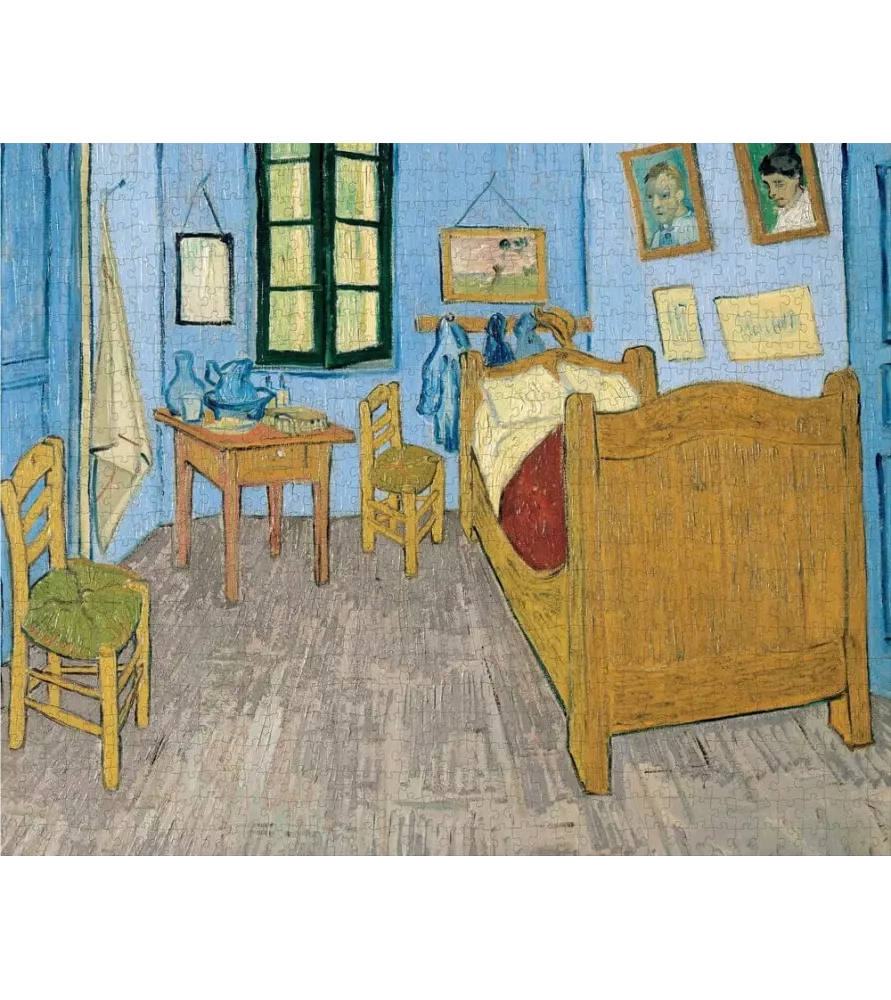 Puzzle La Chambre de Van Gogh à Arles 1000 pièces Pomegranate – intérieur bleu de Vincent van Gogh – chez Assemblez-Moi
