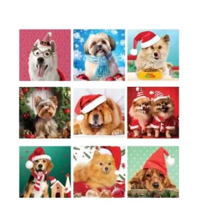Pattes de Noël Advent Calendar – calendrier puzzle chiens – boutique Assemblez-Moi Langon