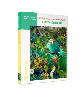 Puzzle City Limits 1000 pièces Pomegranate – jungle foisonnante et animaux de Charles Lynn Bragg – chez Assemblez-Moi