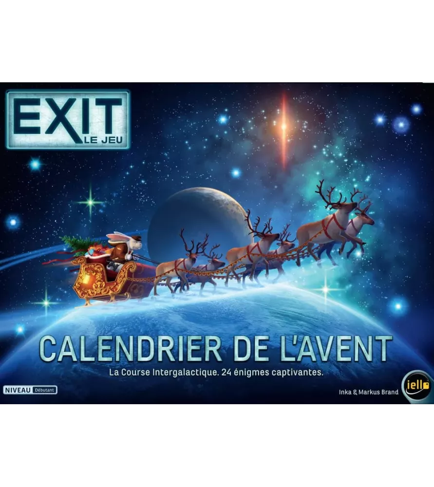 Calendrier de l’Avent EXIT La Course Intergalactique – contenu du jeu et 24 énigmes