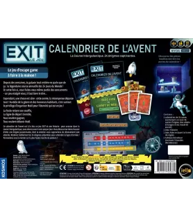 Calendrier de l’Avent EXIT La Course Intergalactique – contenu du jeu et 24 énigmes