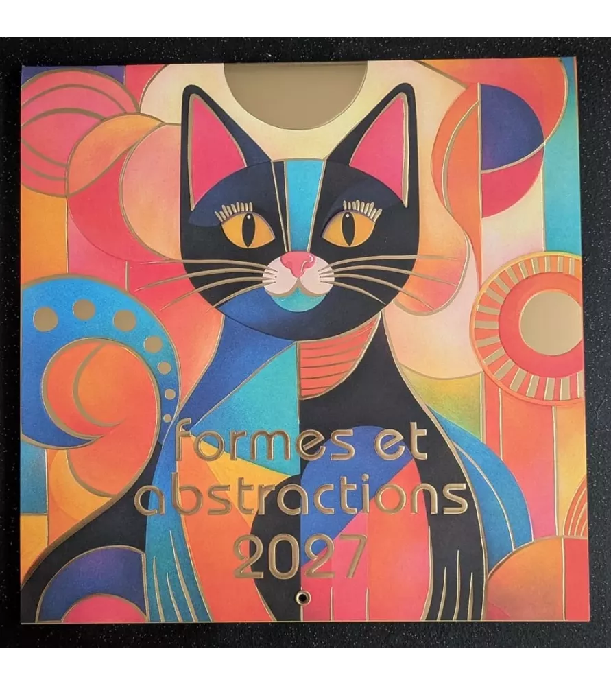 Calendrier 2027 Formes et Abstractions Art Grafik