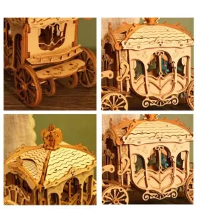 DIY Carriage Rolife – carrosse royal 3D en bois à assembler – chez Assemblez-Moi