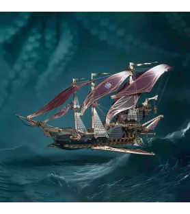 DIY The Lord of the Mysteries HowCat – Future Corsair Ship 3D bois steampunk – chez Assemblez-Moi