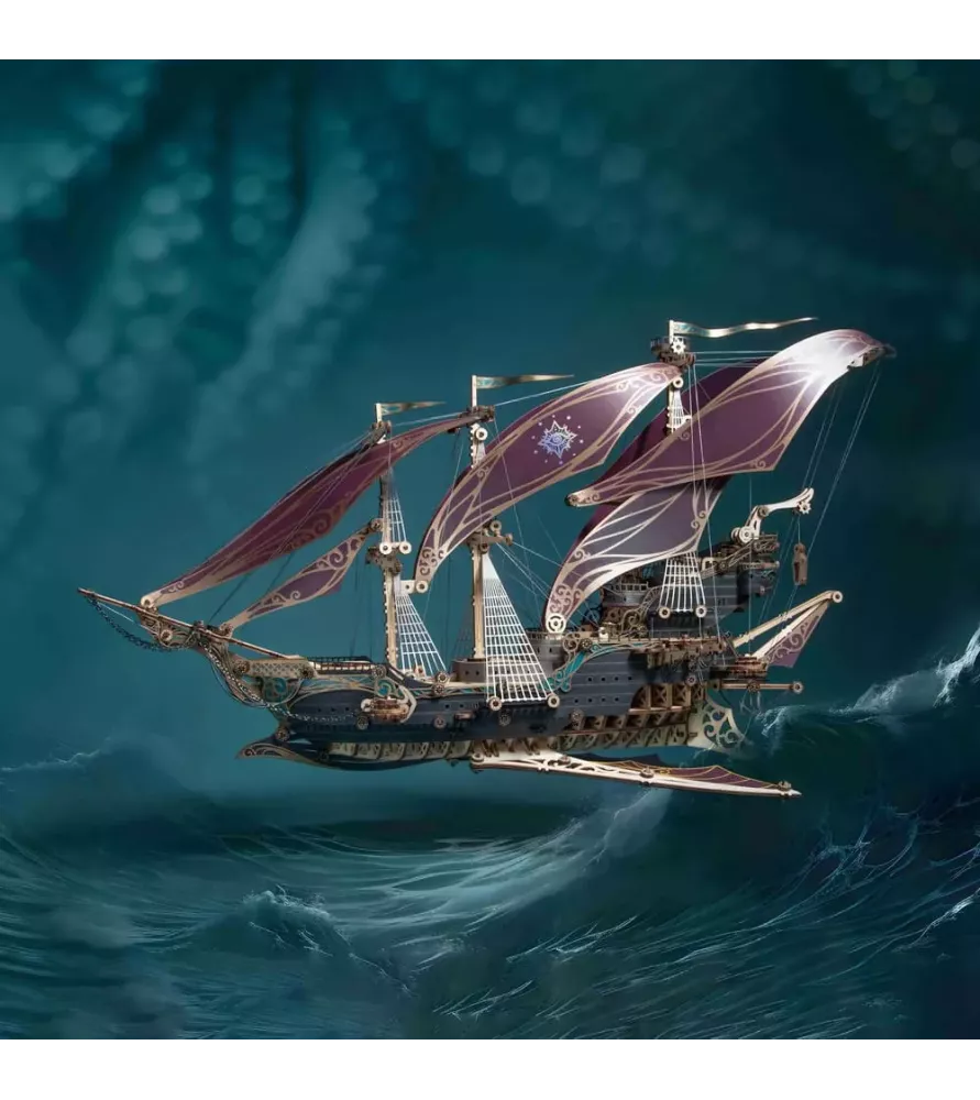 DIY The Lord of the Mysteries HowCat – Future Corsair Ship 3D bois steampunk – chez Assemblez-Moi