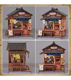 DIY Kagawa Udon House Cutebee – mini restaurant d’udon japonais avec façade traditionnelle