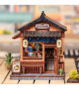 DIY Kagawa Udon House Cutebee – mini restaurant d’udon japonais avec façade traditionnelle