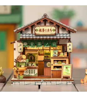DIY Kyoto Matcha Cottage Cutebee – mini boutique japonaise de matcha avec façade verte