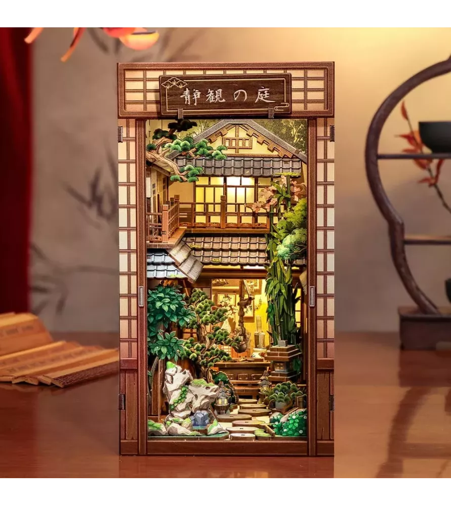 DIY Cour sereine Cutebee – Book Nook jardin japonais lumineux à assembler