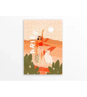 Mini puzzle Astrology Bélier Piece & Love 99 pièces – Illustration Margaux Duplessis