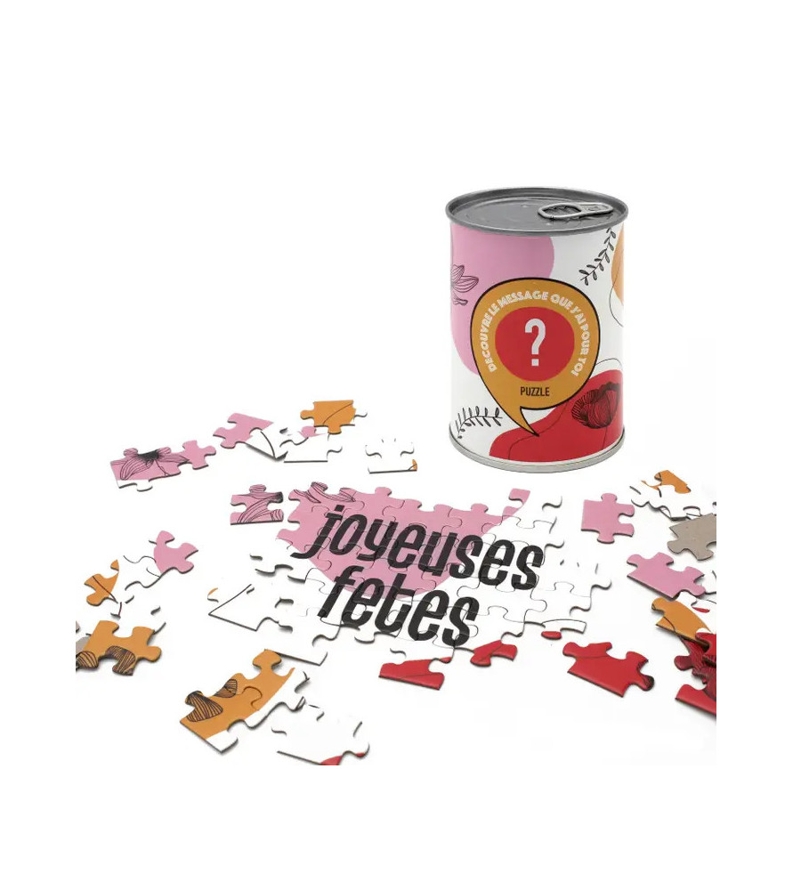 Joyeuses Fêtes Puzzle Message 54 Pièces