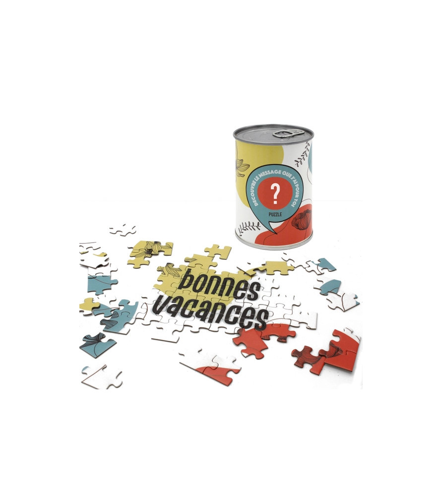 Bonnes vacances Puzzle Message 54 Pièces