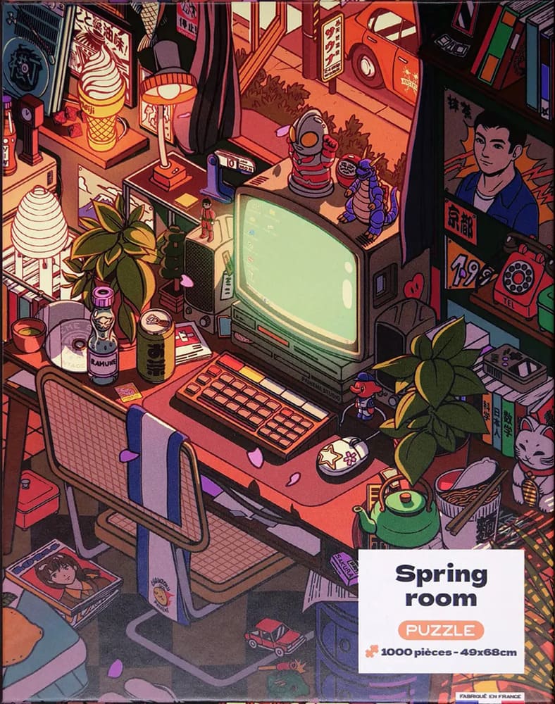 Puzzle Spring Room Paiheme Studio 1000 pièces univers gaming chez Assemblez-Moi
