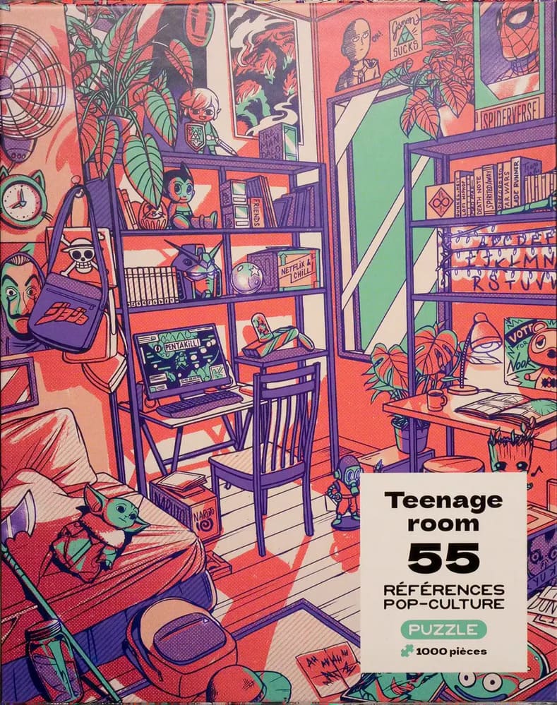 Puzzle Teenage Room Paiheme Studio 1000 pièces chez Assemblez-Moi à Langon